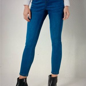 Denim & Co Sz 14P Medium Wash PerfectFlex Pull-On Jeggings